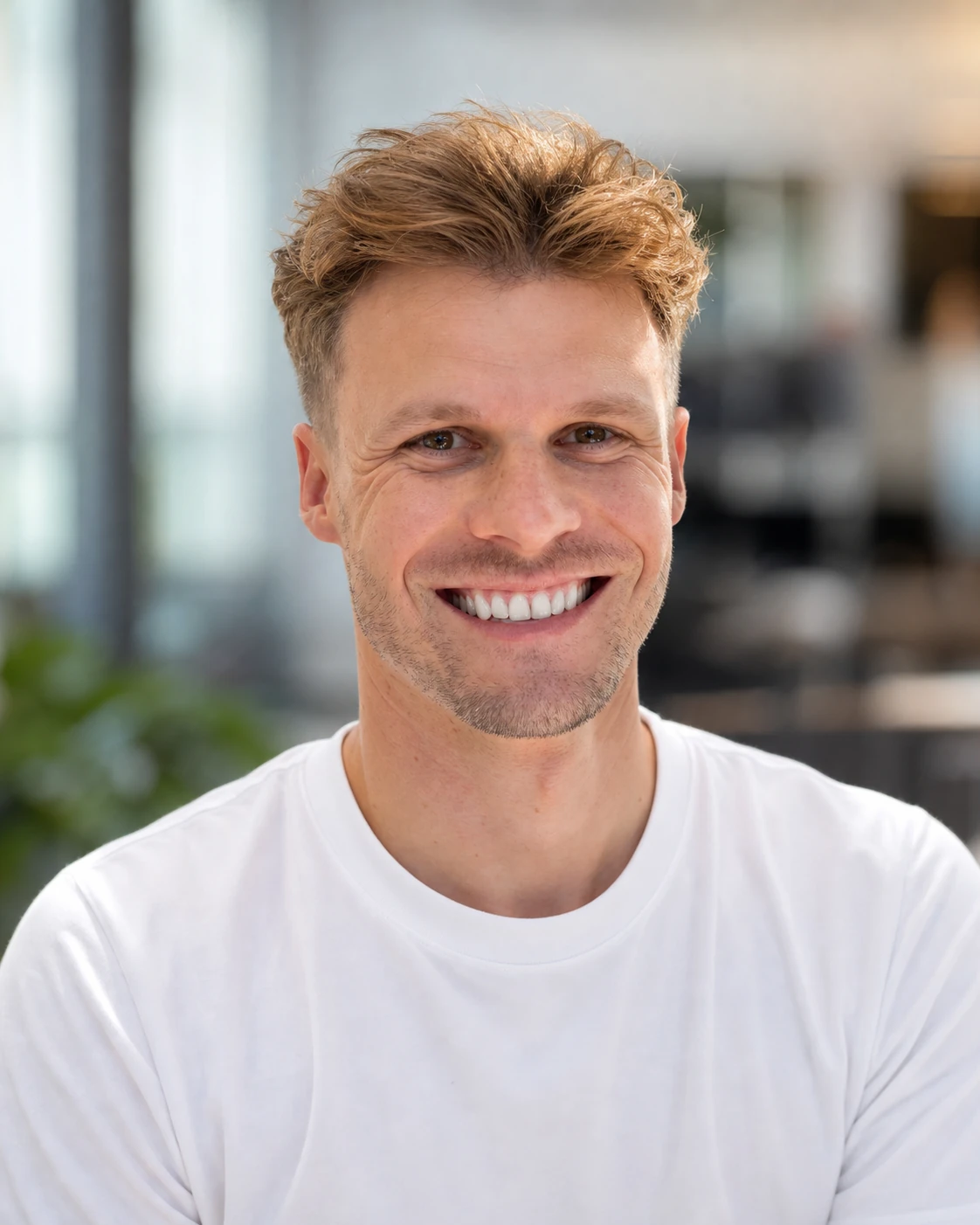 Potenzialanalyse – Florian Semmler im Büro, Beratungsstufe 1
