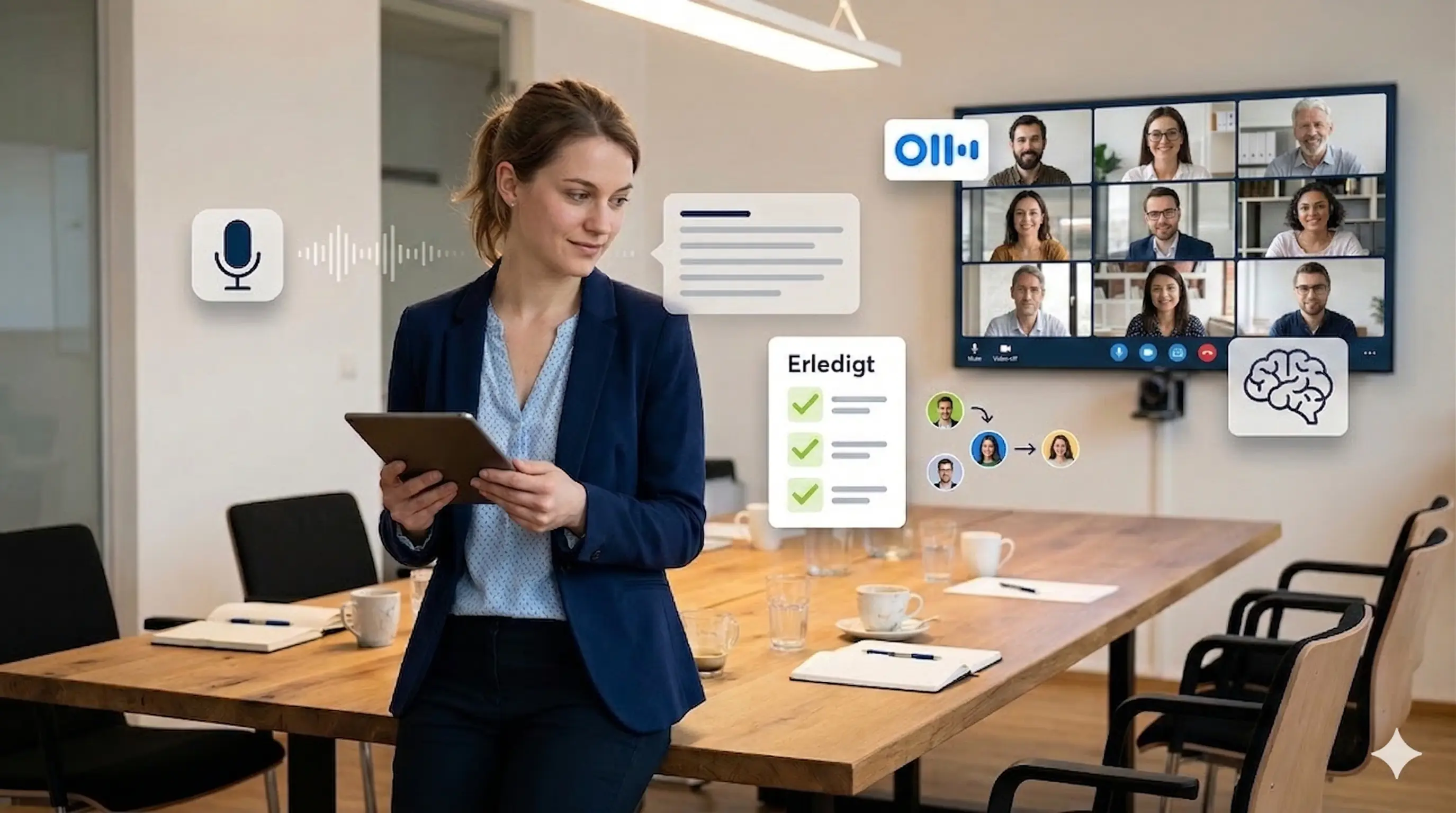 Meetings und Wissensmanagement mit KI