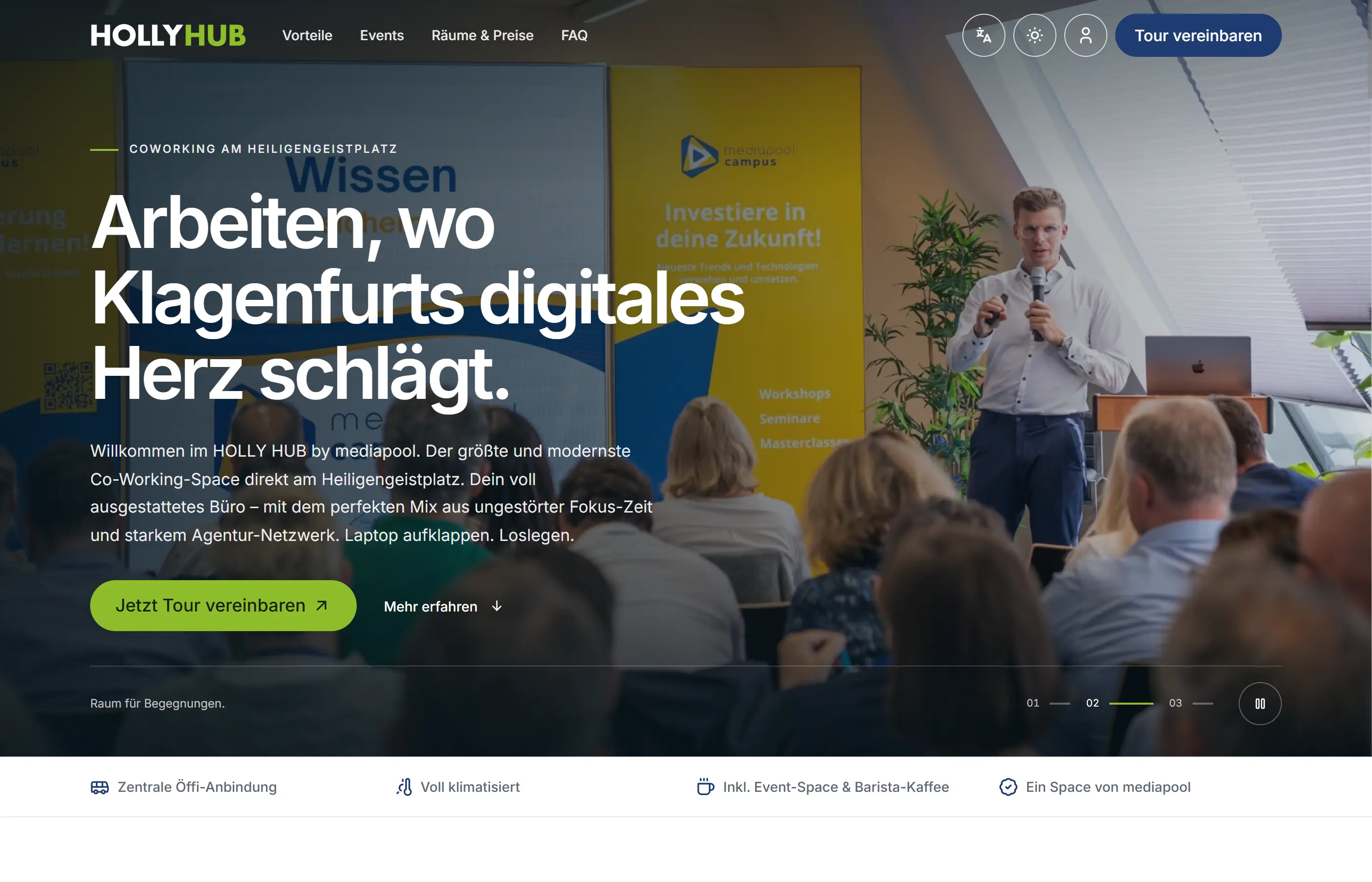Startseite von HOLLY HUB
